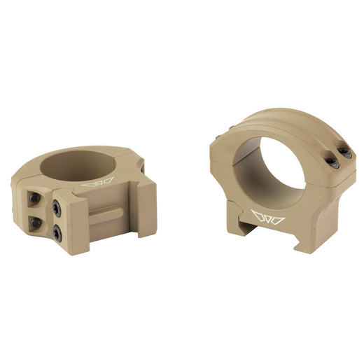 Warne HyperLite Rings 1-Inch Low Rings in Flat Dark Earth Matte - 2