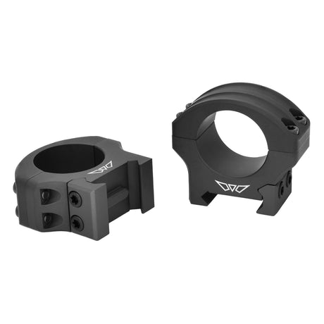 Warne HyperLite Rings 1-Inch Low Rings in Black Matte - 1