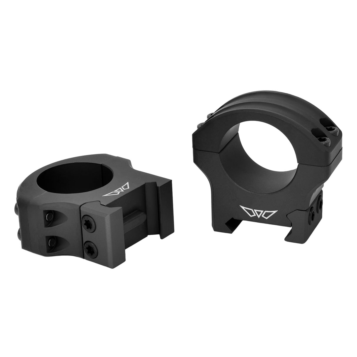 Warne HyperLite Rings 1-Inch Medium Rings in Black Matte - 1