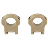 Warne HyperLite Rings 1-Inch High Rings in Flat Dark Earth Matte - 1
