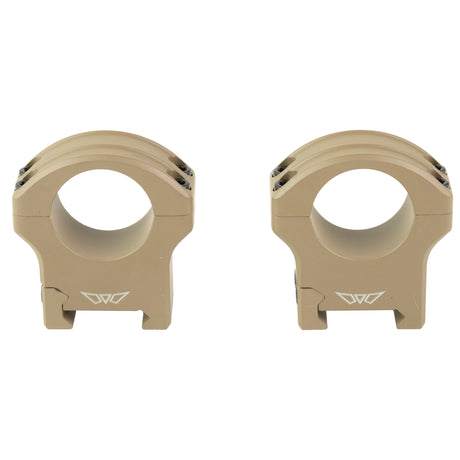 Warne HyperLite Rings 1-Inch High Rings in Flat Dark Earth Matte - 1