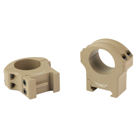 Warne HyperLite Rings 1-Inch High Rings in Flat Dark Earth Matte - 2