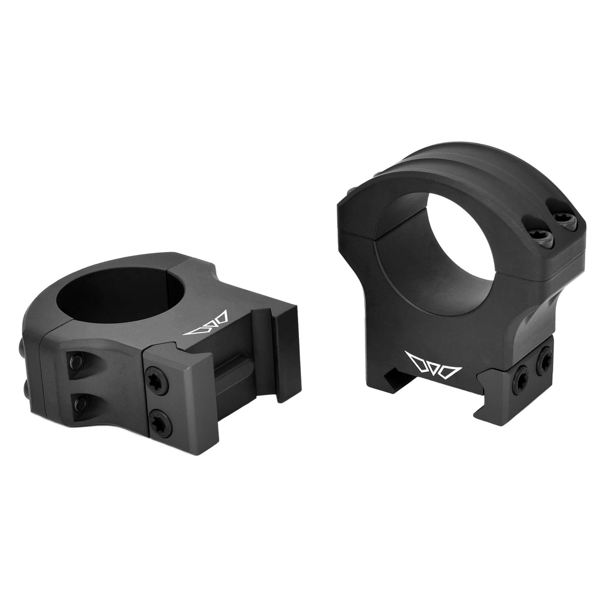 Warne HyperLite Rings 1-Inch High Rings in Black Matte - 1