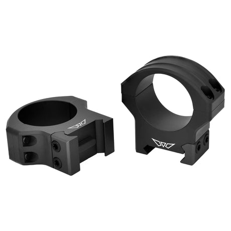 Warne HyperLite Rings 30mm Medium Rings in Black Matte - 1