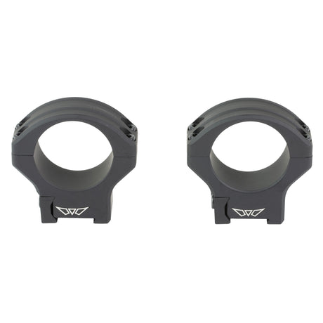 Warne HyperLite Rings 30mm Medium Rings in Black Matte - 1