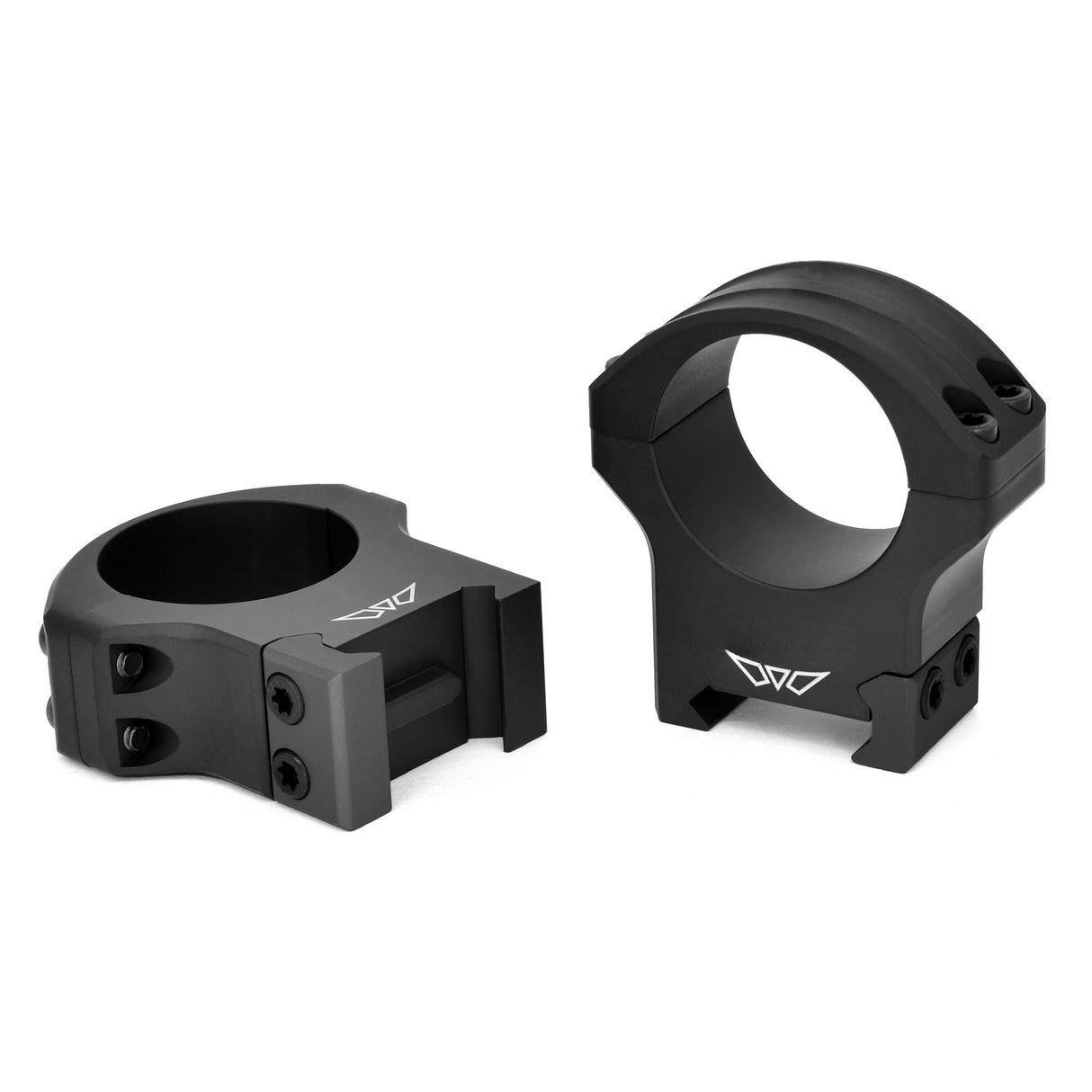 Warne HyperLite Rings 30mm High Rings in Black Matte - 1