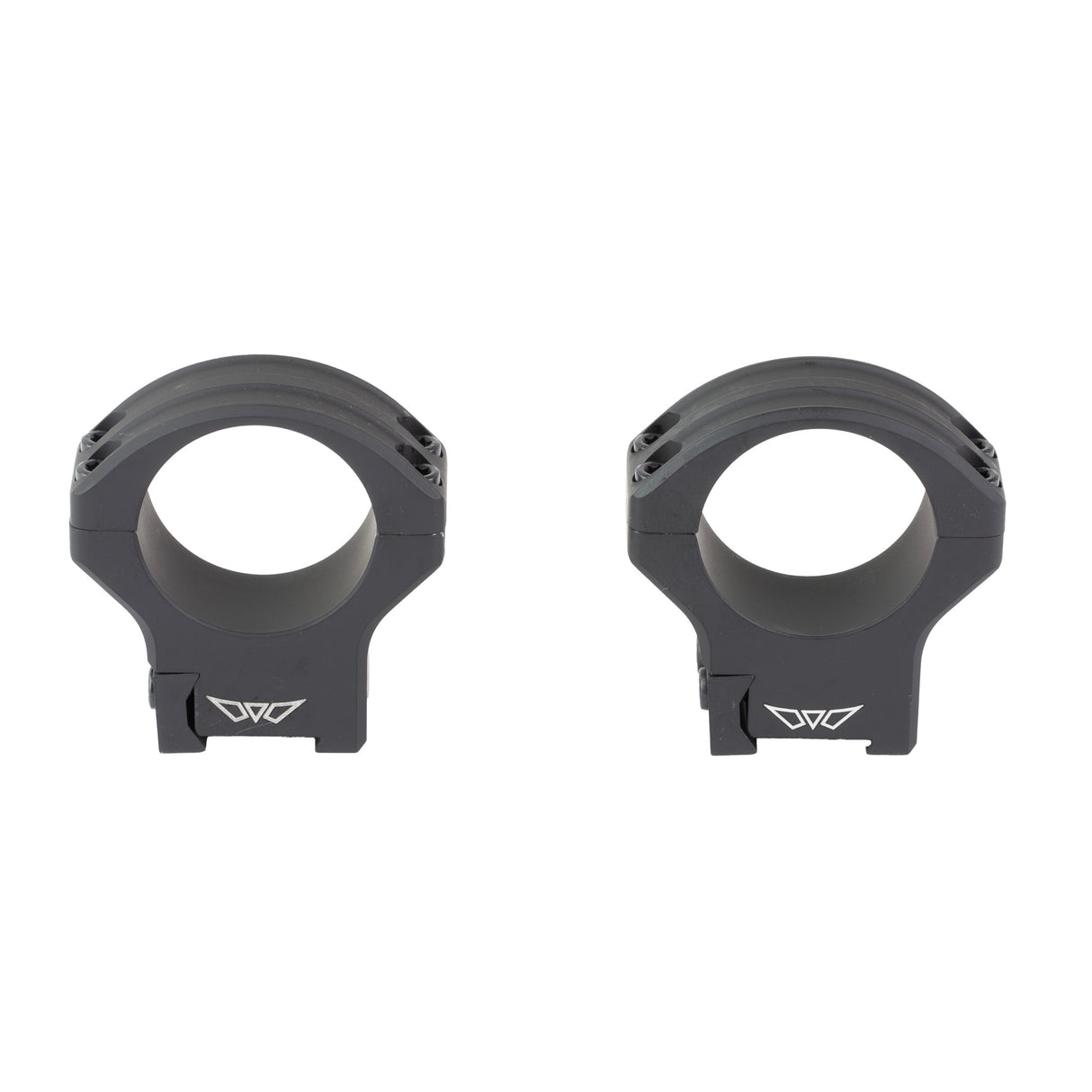 Warne HyperLite Rings 30mm High Rings in Black Matte - 1