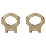 Warne HyperLite Rings 34mm Medium Rings in Flat Dark Earth Matte - 1
