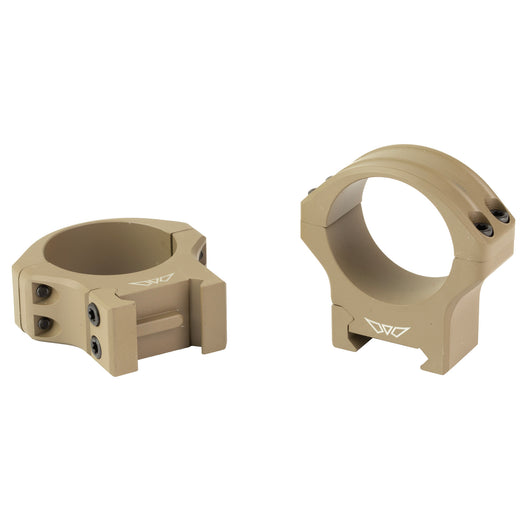 Warne HyperLite Rings 34mm Medium Rings in Flat Dark Earth Matte - 2