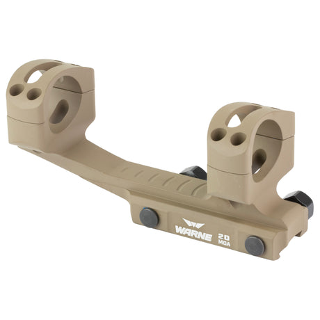 Warne Skeletonized 1-Inch Cantilever Optic Mount Optic Specific Mounts in Flat Dark Earth Anodized - 2