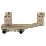 Warne Skeletonized 1-Inch Cantilever Optic Mount Optic Specific Mounts in Flat Dark Earth Anodized - 3