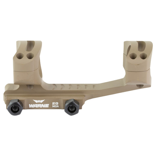 Warne Skeletonized 30mm Cantilever Optic Mount Optic Specific Mounts in Flat Dark Earth Anodized - 3