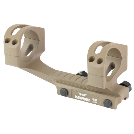 Warne Skeletonized 34mm Cantilever Optic Mount Optic Specific Mounts in Flat Dark Earth Anodized - 2