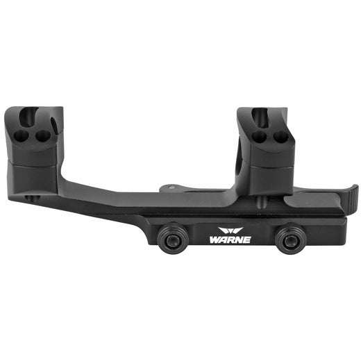 Warne Quick Detach 1-Inch Cantilever Scope Mount Rings in Black Matte - 3