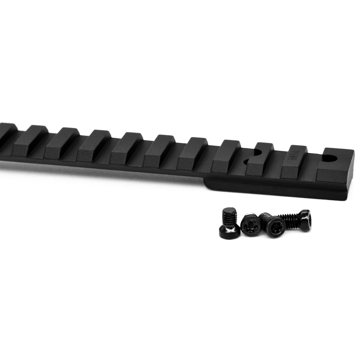 Warne Vapor Long Action Picatinny Rail Bases in Black Matte - 1