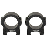 Warne Vapor 30mm Low Scope Rings Rings in Black Matte - 1