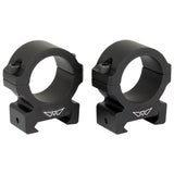Warne Vapor 30mm Medium Scope Rings Rings in Black Matte - 2