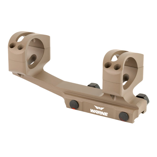 Warne Generation 2 30mm Cantilever Scope Mount Rings in Flat Dark Earth - 2