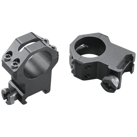 Weaver 4 Hole Tactical Ring 1-Inch Extra High Rings in Black Matte - 1