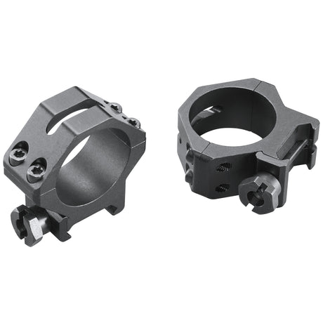 Weaver 4 Hole Tactical Ring 30mm Low Rings in Black Matte - 1