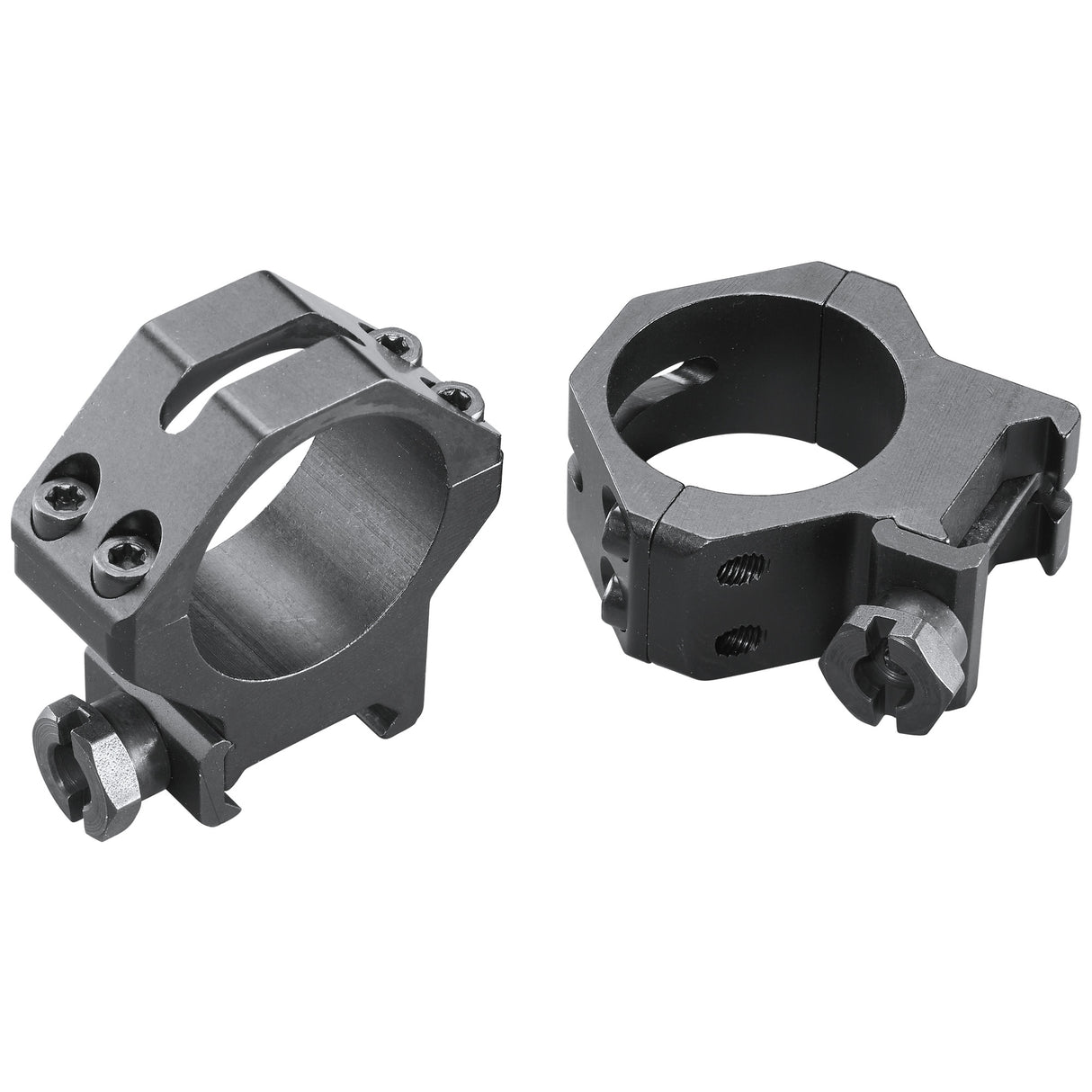 Weaver 4 Hole Tactical Ring 30mm Medium Rings in Black Matte - 1