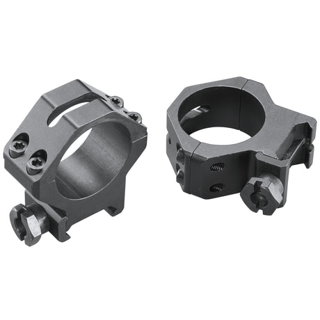 Weaver 4 Hole Tactical Ring 30mm Medium Rings in Black Matte - 1
