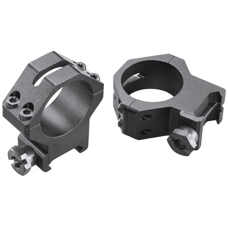 Weaver 4 Hole Tactical Ring 30mm High Rings in Black Matte - 1