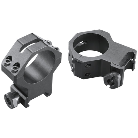 Weaver 4 Hole Tactical Ring 30mm Extra High Rings in Black Matte - 1