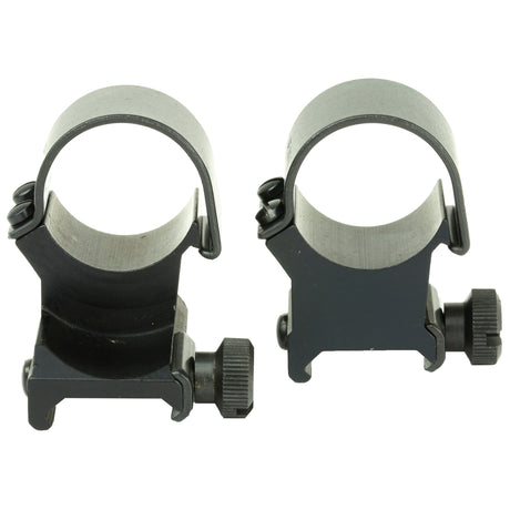 Weaver Top Mount 1-Inch Extra High Rings in Black Matte - 1