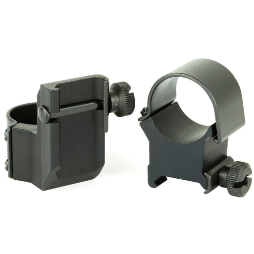 Weaver Top Mount 1-Inch Extra High Rings in Black Matte - 2