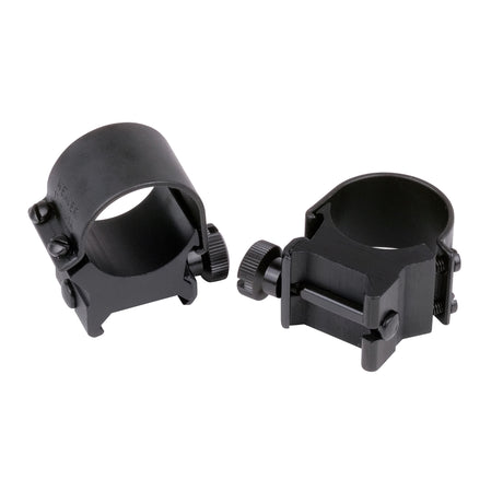 Weaver Top Mount 1-Inch High Quick Detach Rings in Black Matte - 1