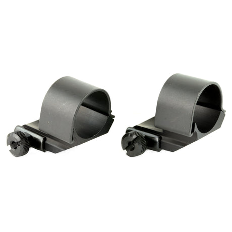 Weaver Top Mount 1-Inch High Rings in Black Matte - 2