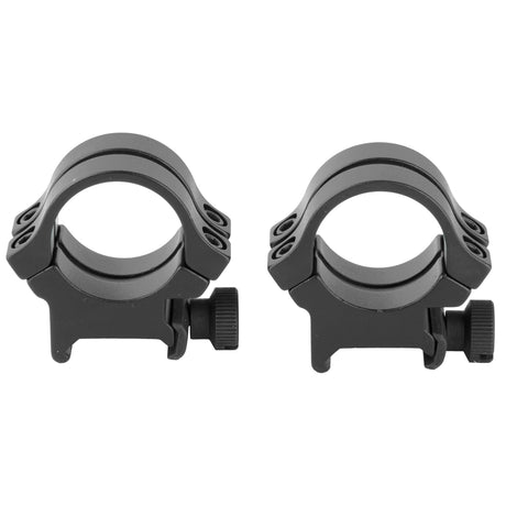 Weaver Quad Lock 1-Inch High Scope Rings Rings in Black Matte - 1