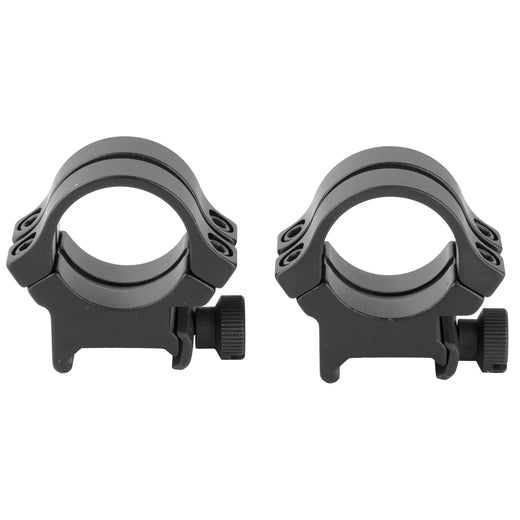 Weaver Quad Lock 1-Inch High Scope Rings Rings in Black Matte - 1