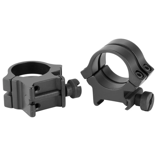 Weaver Quad Lock 1-Inch High Scope Rings Rings in Black Matte - 2