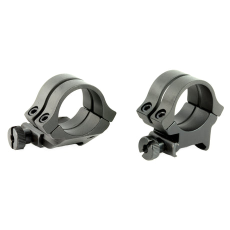 Weaver Quad Lock 1-Inch High Scope Rings Rings in Black Matte - 1
