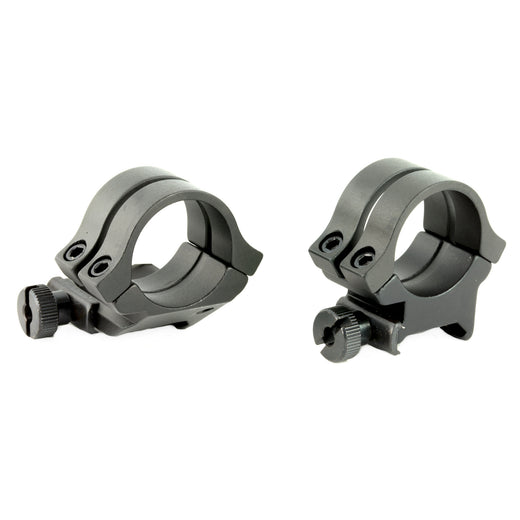 Weaver Quad Lock 1-Inch High Scope Rings Rings in Black Matte - 1