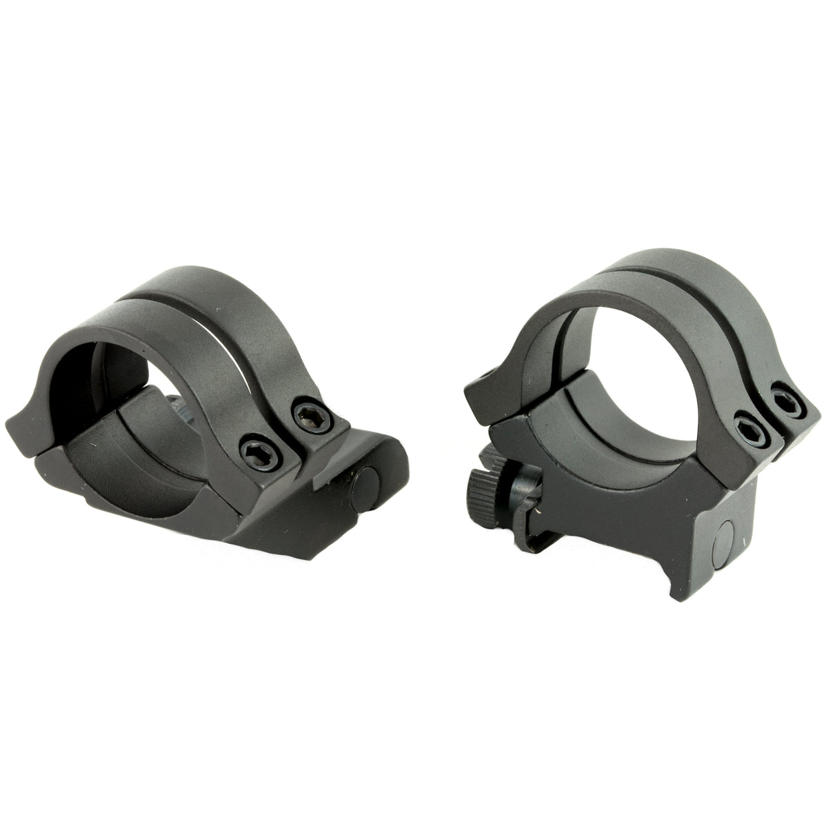 Weaver Quad Lock 1-Inch High Scope Rings Rings in Black Matte - 2