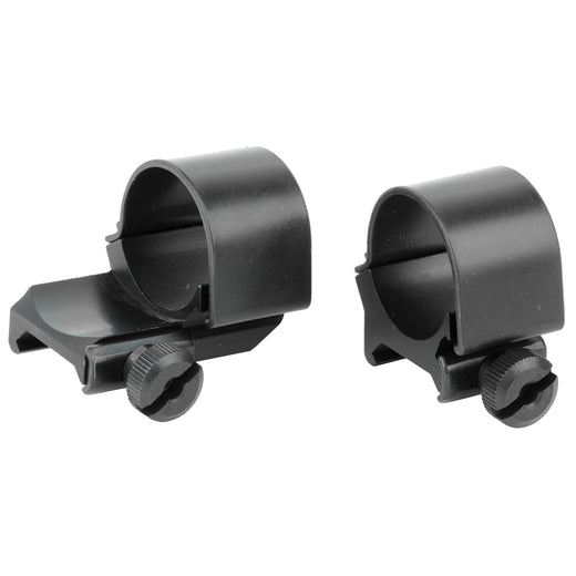 Weaver Detach Top Mt 1-Inch Medium Scope Rings Rings in Black Matte - 1