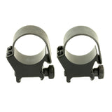 Weaver Top Mount 30mm High Quick Detach Rings in Black Matte - 1