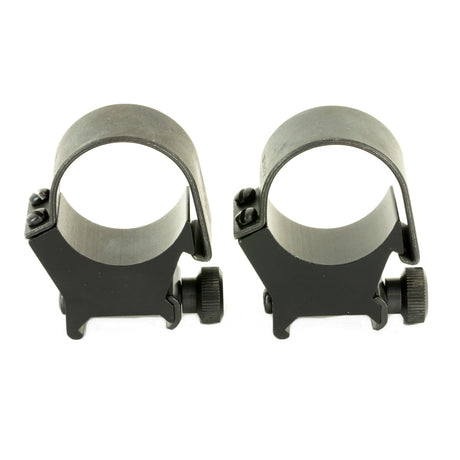 Weaver Top Mount 30mm High Quick Detach Rings in Black Matte - 1