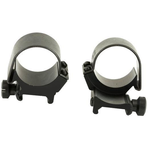 Weaver Top Mount 30mm Low Rings in Black Matte - 1