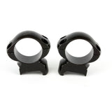 Weaver 1-Inch High Scope Rings Rings in Black Matte - 1