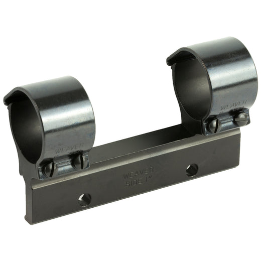Weaver Side Mount 1-Inch High Rings in Black Gloss - 1