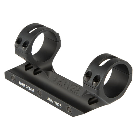 Weaver MSR Mount 30mm Cantilever Rings in Black Matte - 1