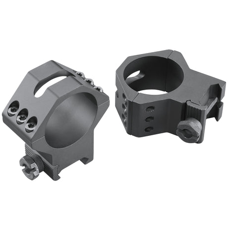 Weaver 6 Hole Tactical Picatinny 34mm High Scope Rings Rings in Black Matte - 1