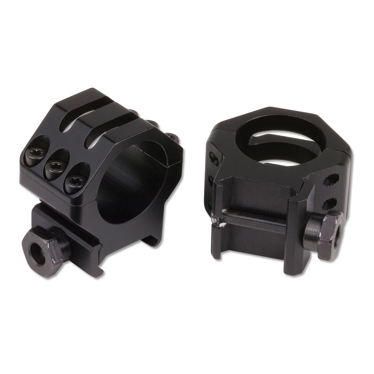 Weaver Tactical 30mm High Scope Rings Rings in Black - 1