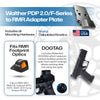 Load image into Gallery viewer, Walther PDP 2.0/F-Series RMR Adapter Plate - Aluminum - DOGTAG - Calculated Kinetics