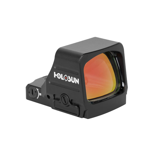 Holosun 407 COMP Gold, Huge Competition Window, RMR Footprint, 6 MOA Gold Dot, Side Battery - HE407COMP-GD6