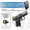 Canik TP9 Elite SC Holosun 407K/507K/EPS Carry Adapter Plate - Aluminum - Calculated Kinetics